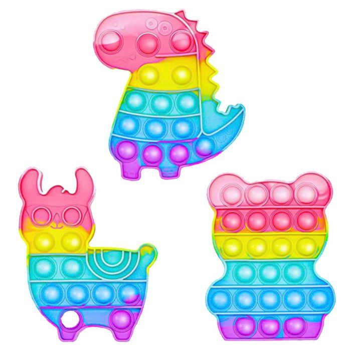Fidget Toys, Licorne Push Pop Bubble Fidget Sensorielle Anti Stress pour Les Enfants-Adultes Fidget Toys, Licorne Push Pop Bubble Fidget Sensorielle Anti Stress pour Les Enfants-Adultes