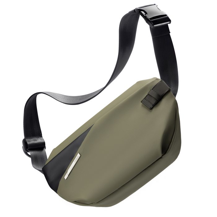 Sangle anse de sac bandoulière 3,8cm, coton & polyéthylène, vert kaki | Tissus Hemmers