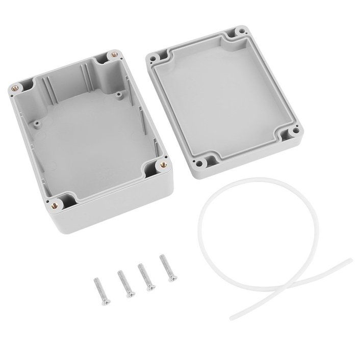 Boîte de jonction étanche IP68 en ABS ignifuge - Boîtier de connexion noir pour extérieur/intérieur