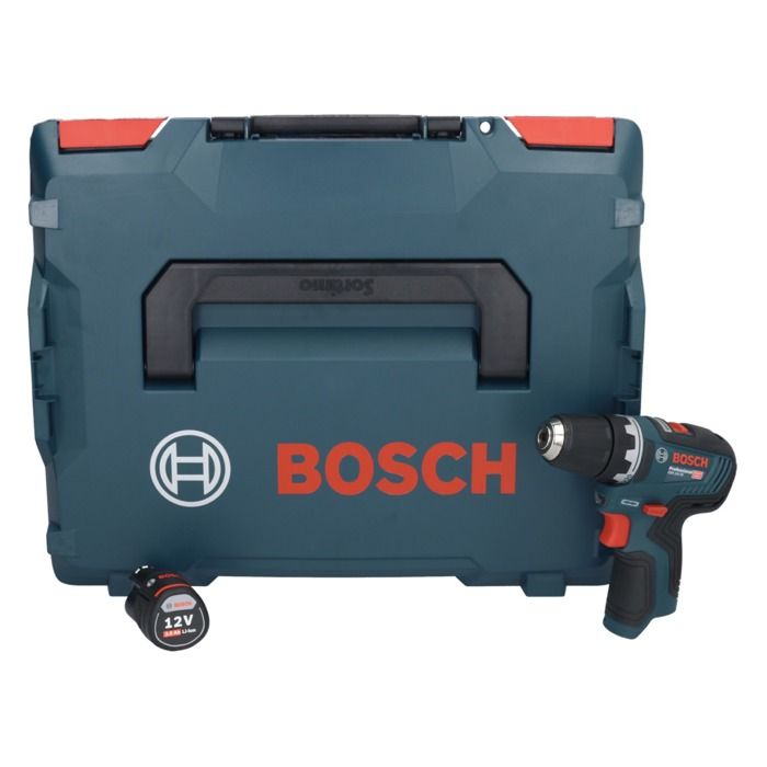 Bosch GSR 12V 35 Professional Perceuse visseuse sans fil 12 V 35 Nm Brushless + 1x batterie 3 0 Ah + Boxx sans chargeur