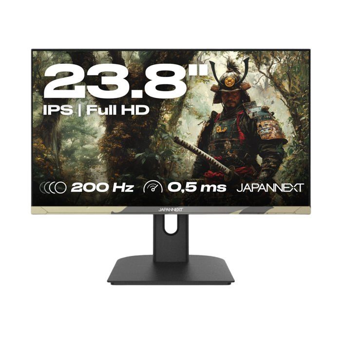 Ecran PC Gamer JAPANNEXT 23.8 IPS Full HD 1920x1080 200Hz 0.5ms Camo JN IPS238FHD200F HSP Camo - vue 2