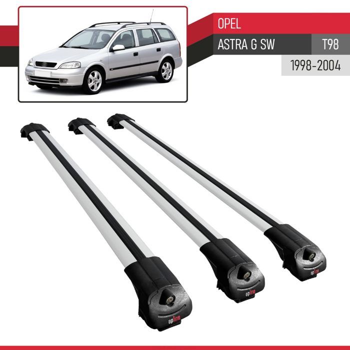 Barres De Toit Aluminium 3 Pièces Compatible Citroën Berlingo 3 (K9) 2019-2022 – Modèle Basic, Charge 75 Kg, Noir