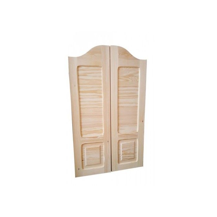 Porte Western Rustique En Pin Naturel 68 Cm