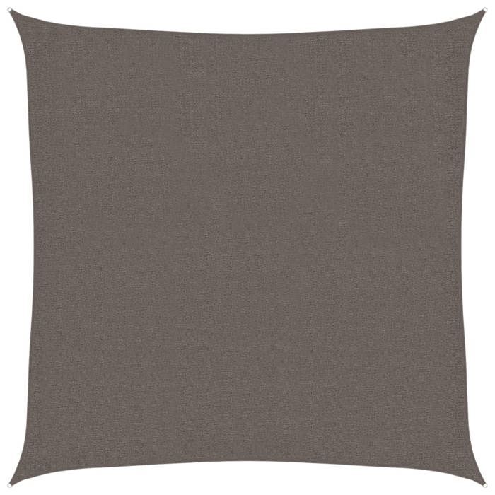MANGO Filet DOmbrage Toile Protection Solaire Voile dombrage 160 g/m² Anthracite 3x3 m PEHD LV253