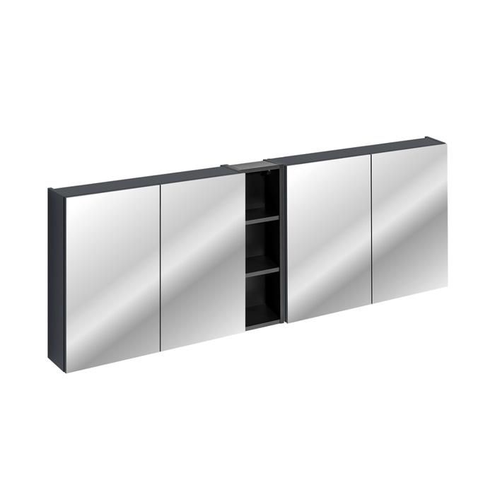 Ensemble de meubles miroirs - OTITEC - BOLD DEEP BLUE - 140 cm - Modularité - Résistance à leau Ensemble de meubles miroirs - OTITEC - BOLD DEEP BLUE - 140 cm - Modularité - Résistance à leau