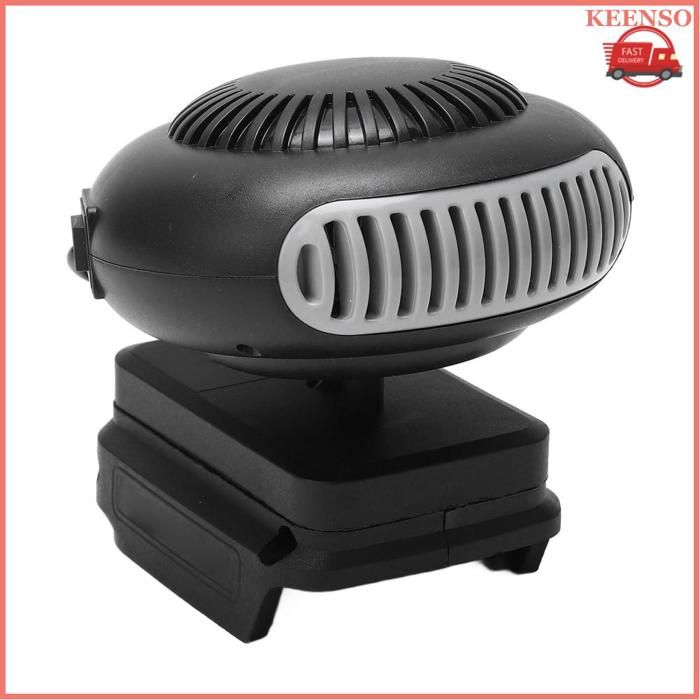 Petit radiateur électrique à 2 vitesses ventilateur portatif alimenté par batterie pour la maison et le bureau