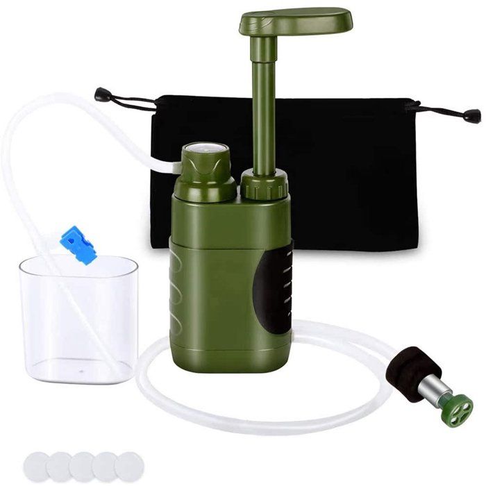 Filtre à eau de survie - Pompe de filtration-Filtre à
