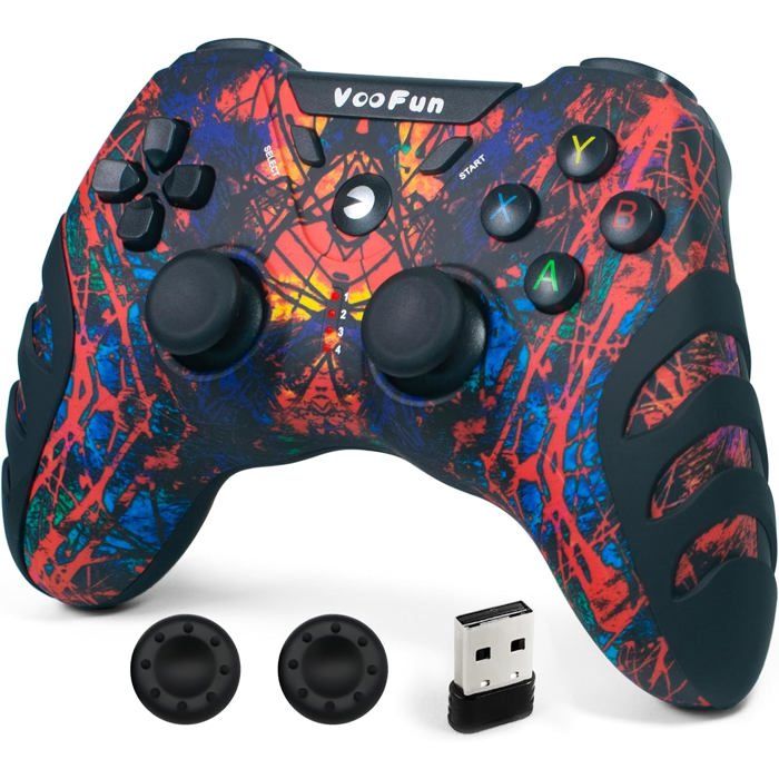 Manette De Jeu Sans Fil 2.4G Pour PS1 - Contrôleur Mini Console Avec Récepteur