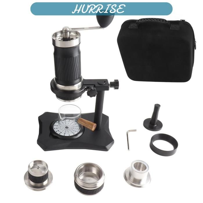 Sonew machine à expresso portable Cafetière manuelle 9-12 à pression  compacte de voyage electromenager cafetiere Noir - Sonew