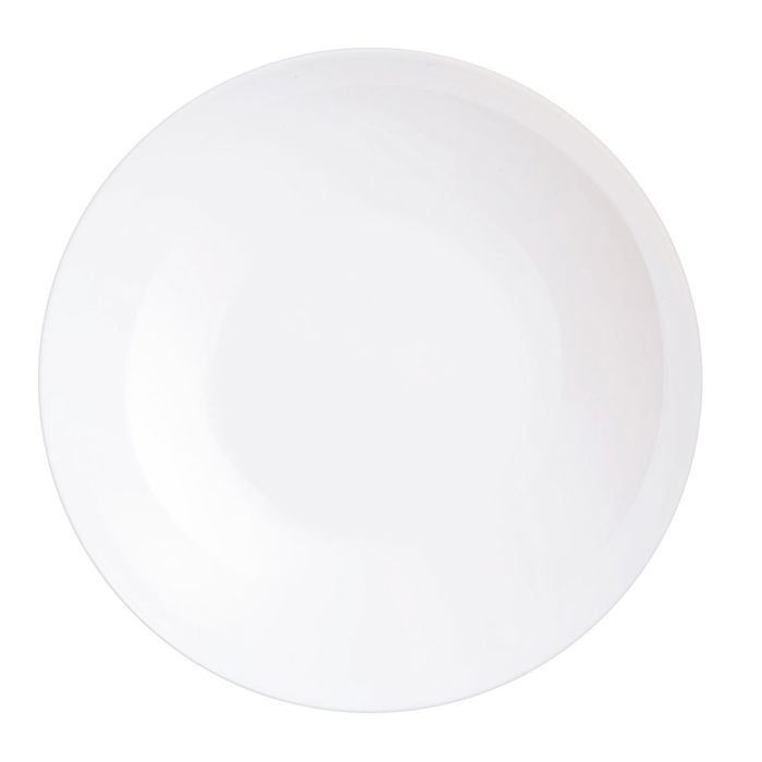 6 assiettes creuses blanches 26 cm Friends Time - Luminarc