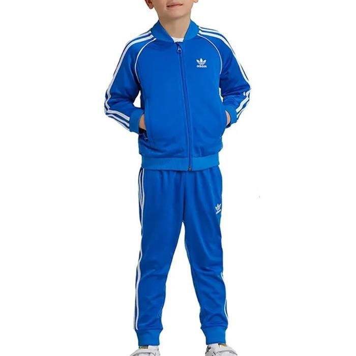 Survêtements Bleu/Blanc Garçon Adidas Tracksuit