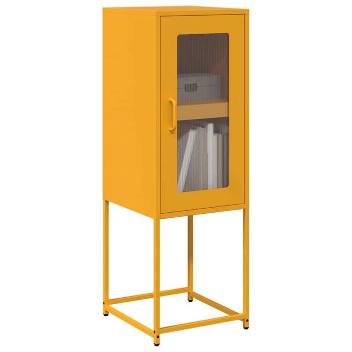 Buffet salon séjour meuble de rangement acier - avec poignées - Commode Et Enfilade - 36 x 39 x 107 cm &792762