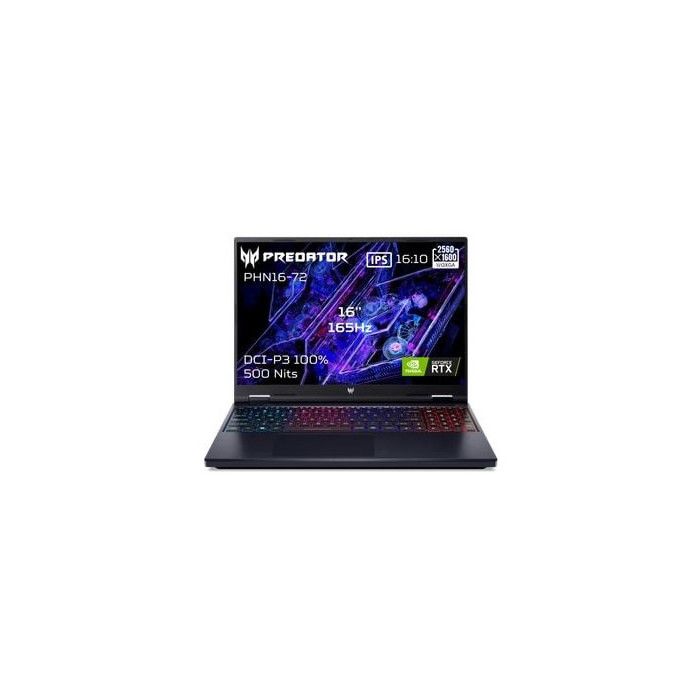 PC Portable Gaming Acer Predator Helios Neo PHN16-72-759C 16 QHD+ 165 Hz Intel® Core™ i7 16 Go RAM 512 Go SSD Nvidia GeForce