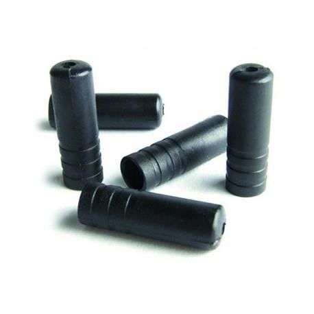100 Embouts Métal Argent Pour Câbles De Frein Vélo - Lot De 100 Pièces, Diamètre 5mm, Fixation Rapide Et Solide