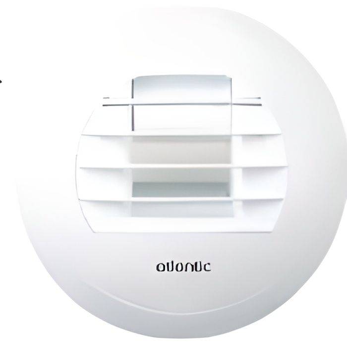 Bouche d'extraction autoréglable pour VMC simple flux - Ø 125 mm - Blanc