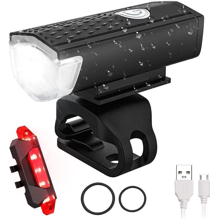 Eclairage velo 2025 led rechargeable