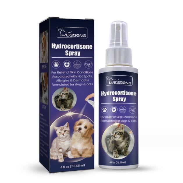 Traitement contre les démangeaisons et la teigne pour chien et chat 30ml- Calme et Soulage les Démangeaisons