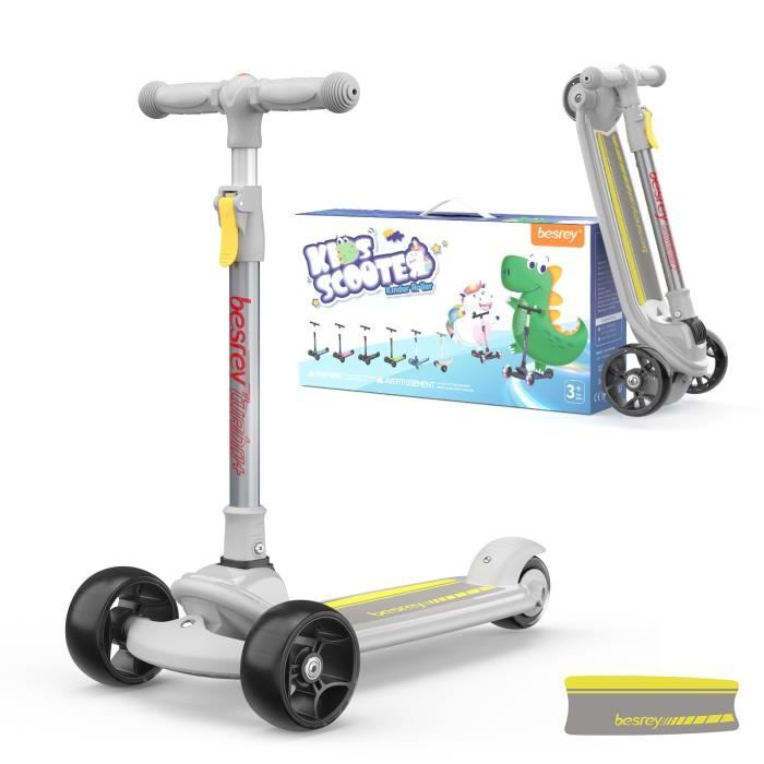 BESREY enfants Hauteur réglable Safe Swing Scooter 3 Roues
