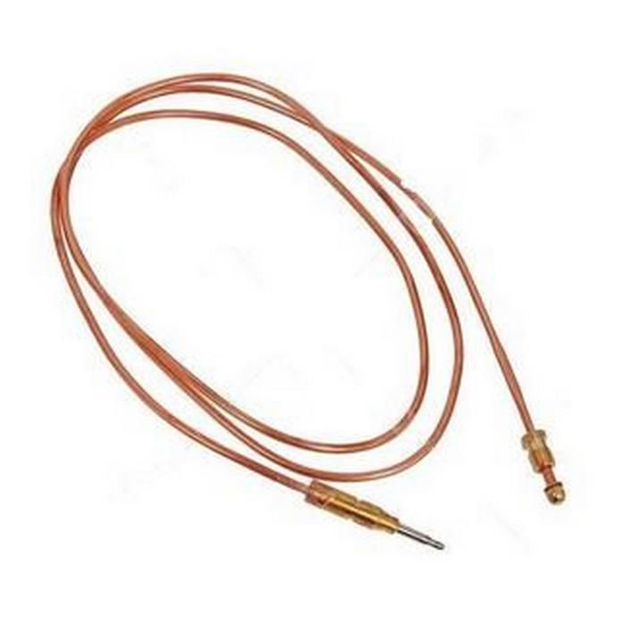 Thermocouple Gaz Universel 900mm - Pour Cuisinière, Chauffe-eau - Avec 5 écrous - Sécurité Coupure Gaz