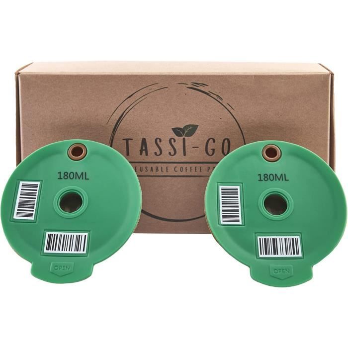 Capsules tassimo rechargeable pour café, Capsule tassimo reutilisable  durable