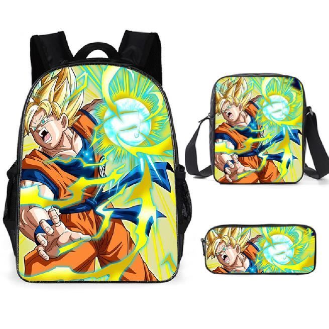 SAC A DOS,stb-247--Sacs à bandoulière de dessin animé GOKU pour hommes
