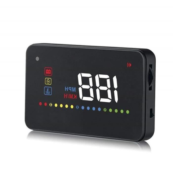 OBD2 + GPS F9 Affichage Tête Haute Intelligent, Co... - Grandado