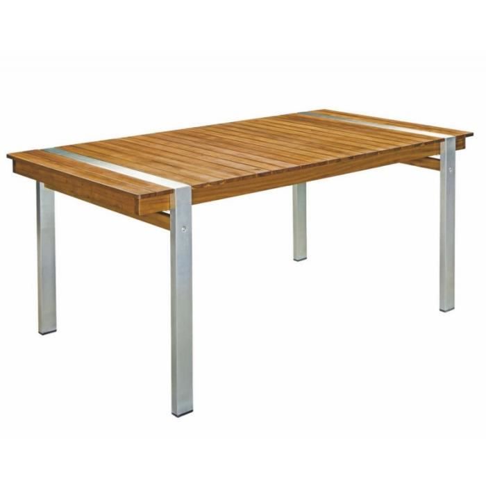 Table De Jardin Acier Et Bois