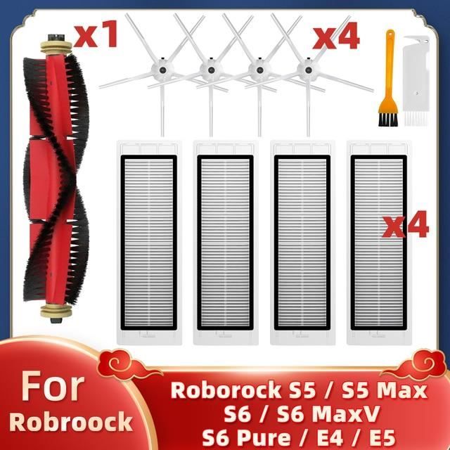 Réservoir D'eau Et Bac à Poussière 2 En 1 Pour Aspirateur Robot Roborock Q8 Max - Compatible, Avec Filtre HEPA, Pièce De Rechange