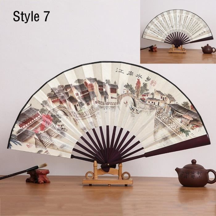 Éventail à Main Miniature Pliable En Soie Rouge Foncé - 8 Cm, Parfait Pour Accessoire Photo Ou Déco