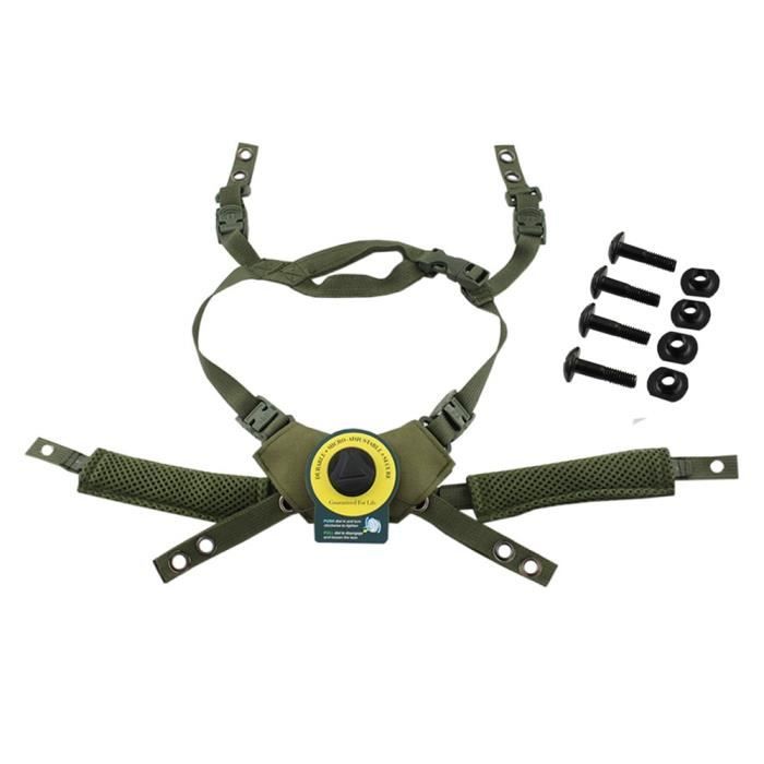 Système de Suspension à Cadran pour Casque, Mentonnière Système de Suspension à Cadran pour Casque, Mentonnière