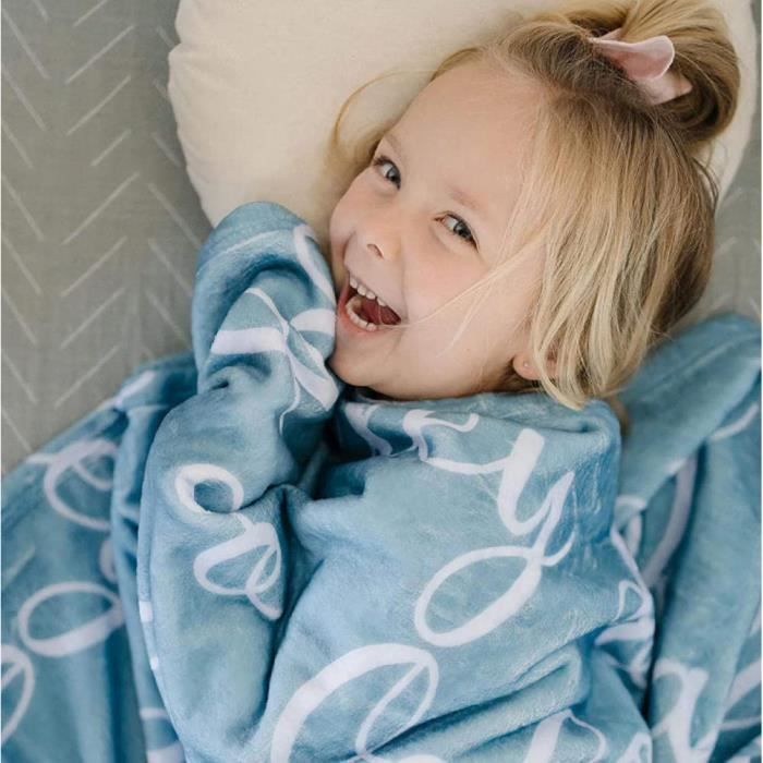 Couvertures Personnalisees Pour Bebe Personnalisable Bebe Couverture Avec Nom Garcons Et Filles Pour Enfants Fille Garcon Annive Cdiscount Puericulture Eveil Bebe