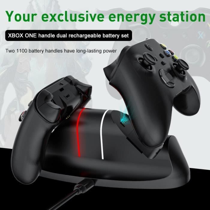 Jeux vidéo,Support de contrôleur pour Xbox One X S,manette de jeu,station  de charge de batterie,accessoires portables 2 * - Type 1 - Cdiscount  Informatique