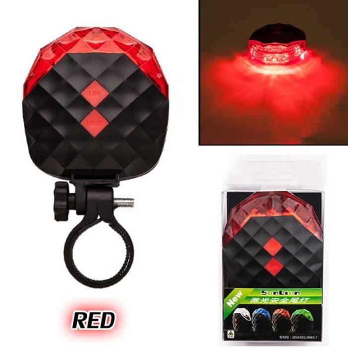 Bicyclette Feux Arrière Lampe Cob Compact Taille Électronique LED Léger