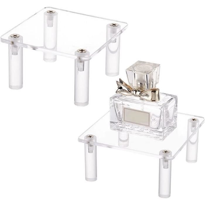 BENECREAT Lot 6 Boîtes De Présentation Acrylique – Supports Gigognes Transparents Pour Bijoux, Objets De Collection