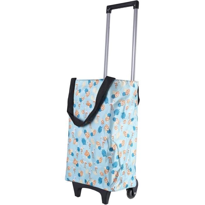 Caisse roulante Pliable Chariot de Courses Pliable Chariots Utilitaires Portables Caddie pour l