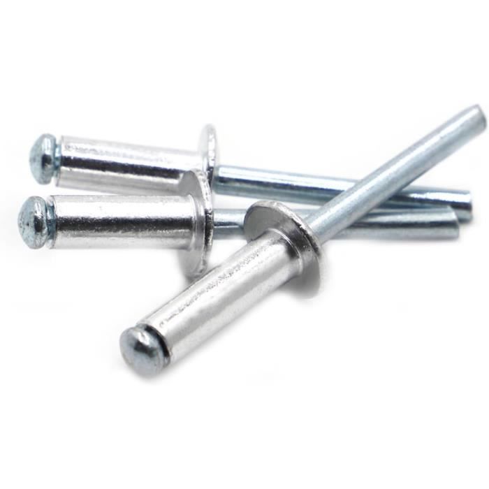 Kit 50 Rivetti Pop Ciechi In Alluminio - Testa Tonda - Misure M2.4, M3.2, M4, M5 - Foto 2