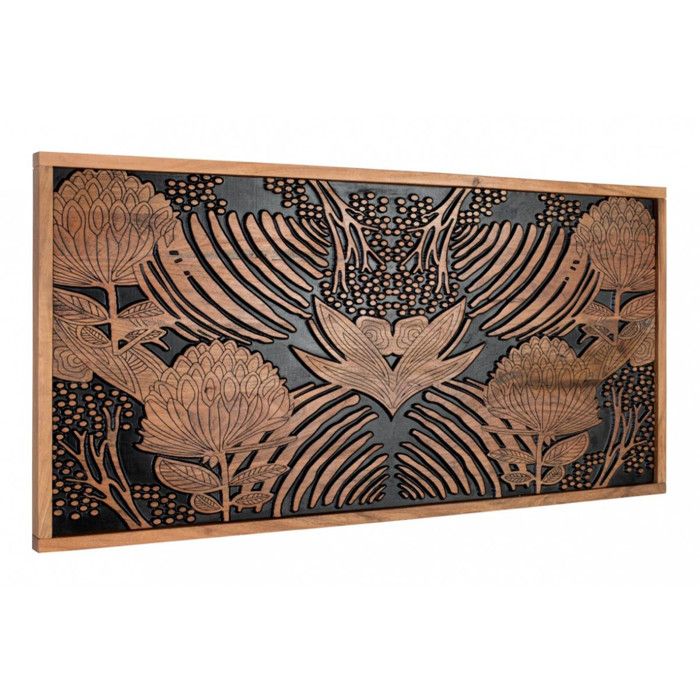 Tête de lit - Giner y Colomer - Acacia massif - Motifs naturels - Marron Tête de lit - Giner y Colomer - Acacia massif - Motifs naturels - Marron