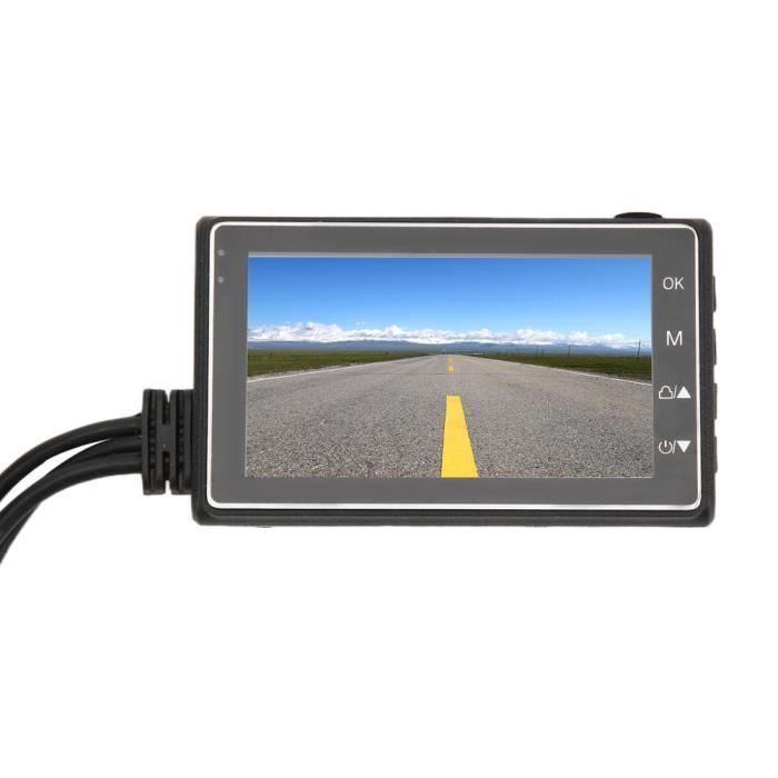 EBTOOLS 720P HD Videofahrer Für Motorrad – Wasserdichte Doppelkamera Mit LCD-Display