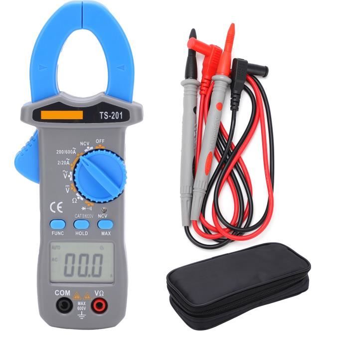 Multimètre Numérique BSIDE U0 Avec Pince Ampèremétrique | Détecteur De Tension Sans Contact | Rechargeable