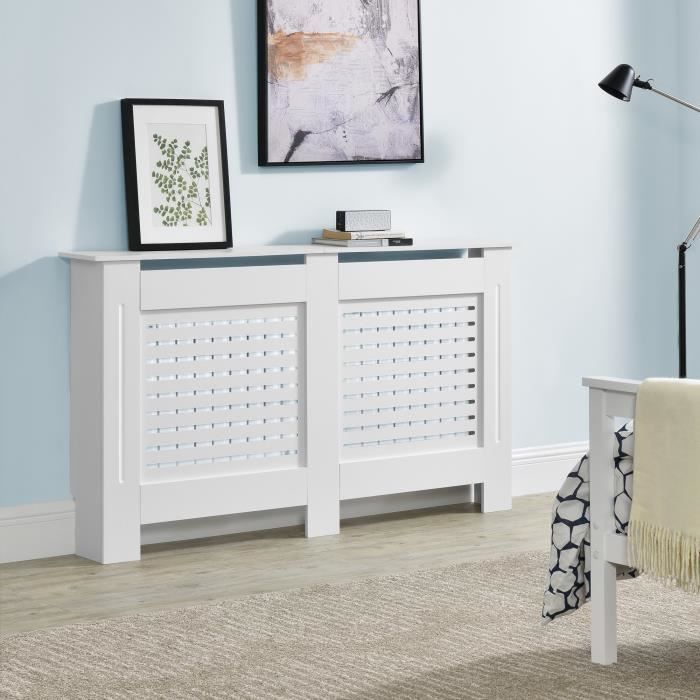 HEBEOT Radiatorafdekking radiatorafdekking decoratieve radiatorbekleding radiatorafdekking magnetische fixatie radiatorafdekking ingebouwde magneet vaste radiatorafdekking (140 cm