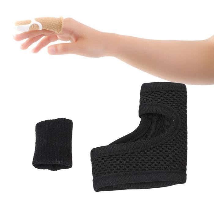 Homgaty 16 Pcs Attelle Doigt Orthèses De Doigt Attelle Auriculaire Réglable Tailles Différentes