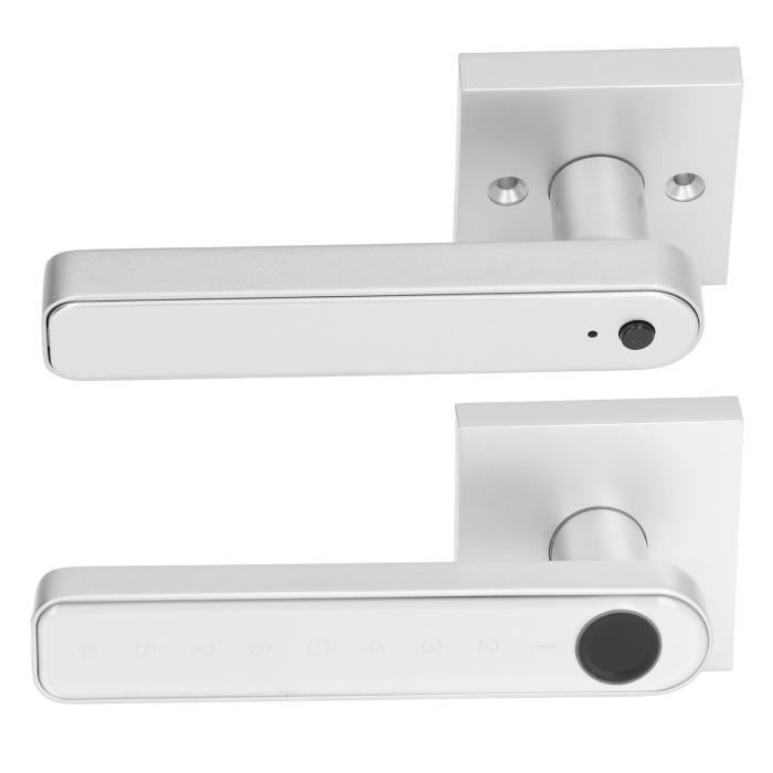 Serrure à vis rectangulaire en argent sterling pavé de