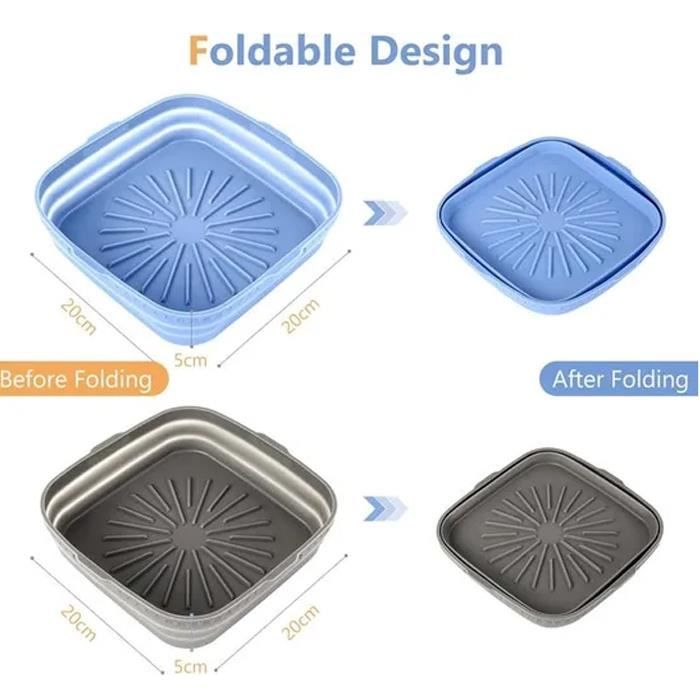 Kit Démarreur Levain Boulanger - 2 Bannetons Pliables Silicone + Racloirs + Couteau Lame Rasoir (MICHIHOMIE) - 6