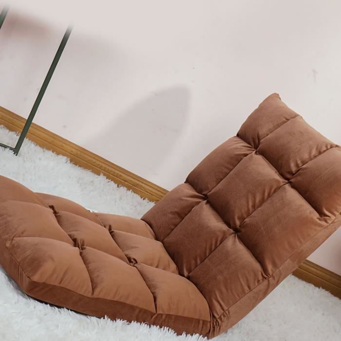 mad siège au sol siège de sol canapé chaise pliable réglable sol chaise canapé-lit pouf pour dormir détente meuble sofa café