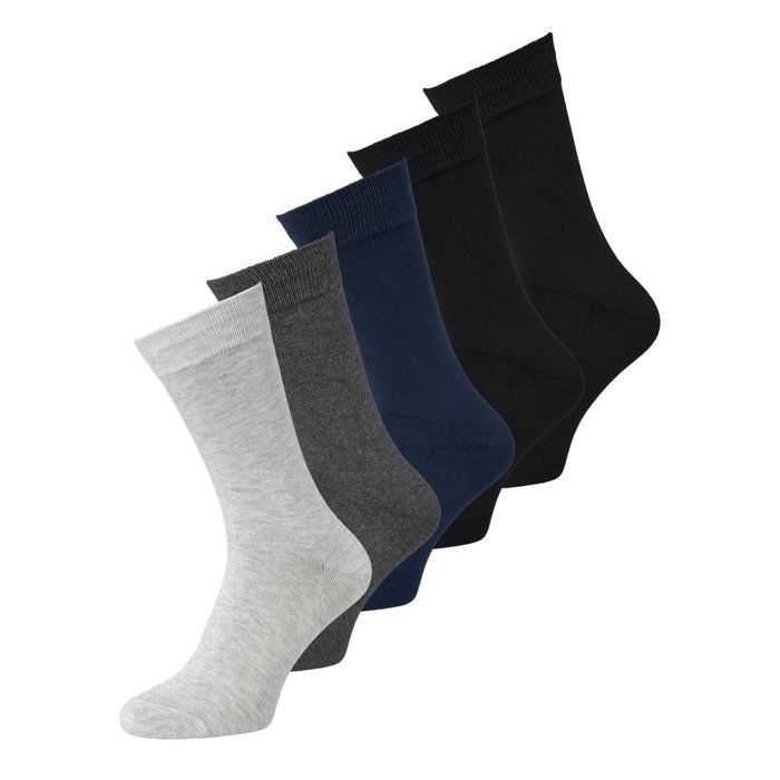Basic Html Photos Basic Page Chaussettes - Jack & Jones - Basic Bamboo - Lot de 5 - Noir - Taille ...