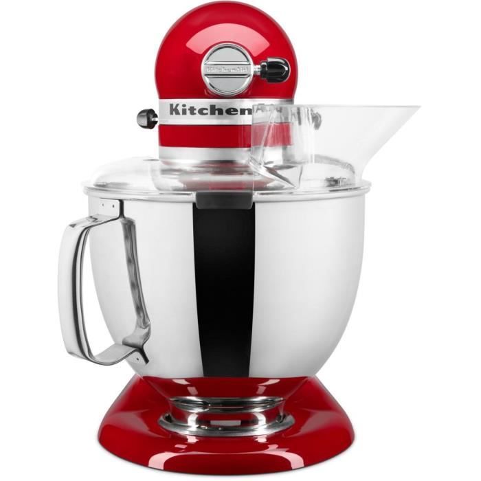 KITCHEN AID 5KSMTHPS - Couvercle verseur/protecteur ajustable transparent pour robot pâtissier multifonction - A clipser