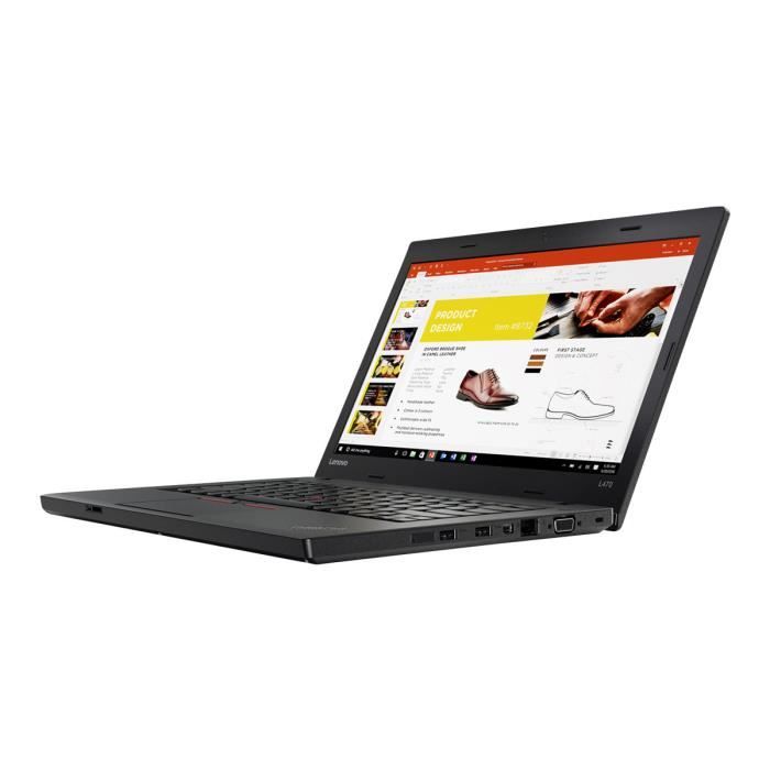 Lenovo ThinkPad L470 20JU Core i5 2.3 GHz Win 7 Pro 64 bits comprend Licence Windows 10 Pro 64 bits 8 Go RAM 25 20JU000SGE