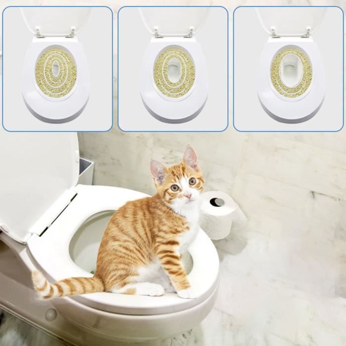 Kit De Formation De Toilette Pour Chat Achat Vente Maison De Toilette Kit De Formation De Toilette Cdiscount