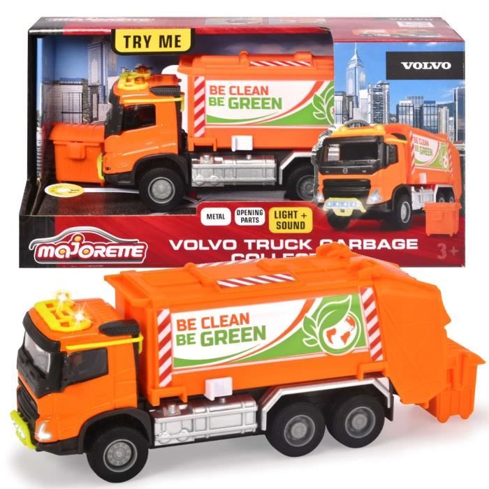 Camion Poubelle Dickie – Lumières Et Sons – Recyclage – Roue Libre – Dès 3 Ans