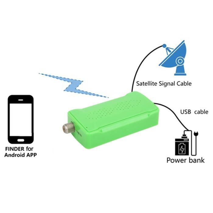 Minifinker Gtmedia V8 Satellite Finder Pour Prise En Charge Bluetooth